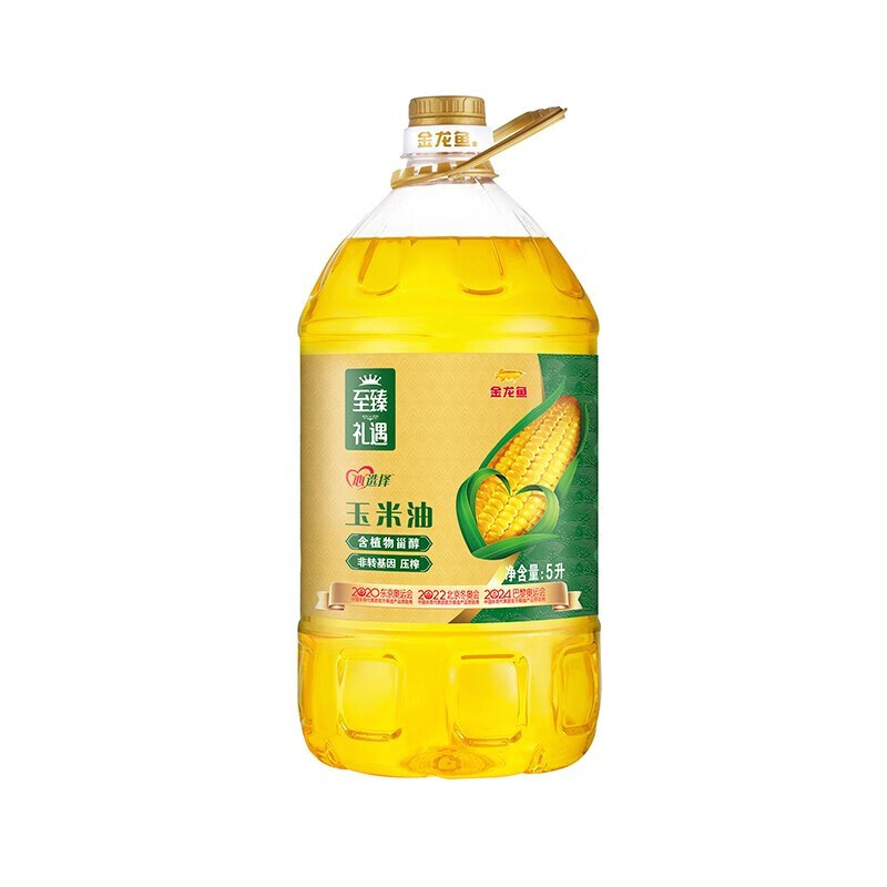 食用油 金龙鱼/JINLONGYU 玉米油 桶装 1 5L